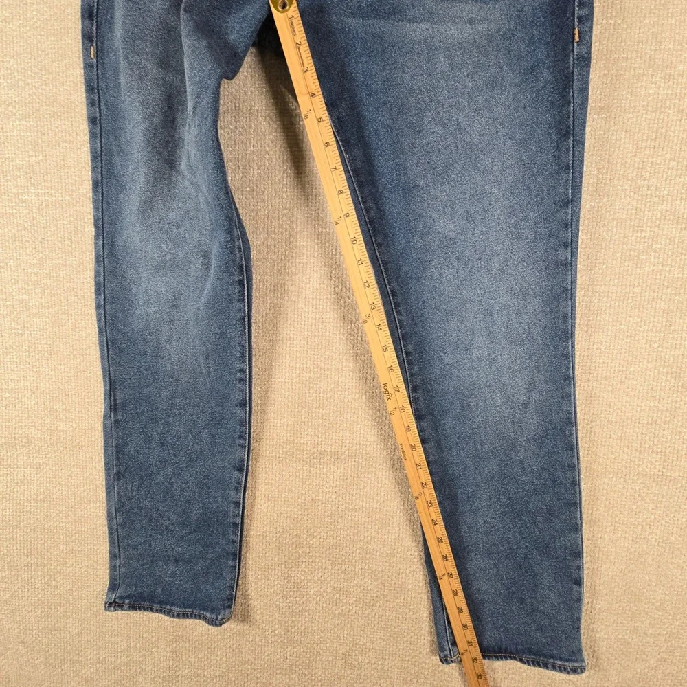 True Religion Mens Geno Relaxed Slim Jeans Medium Tide Wash 38x32 700385 NWT